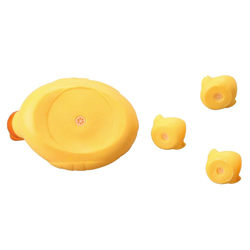 4pcs Rubber Race Squeaky Ducks Family Bath Toy (6)