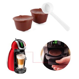 Refillable Dolce Gusto Capsules Reusable Coffee Capsules Compatible with Nescafe Genio, Piccolo, Esp (2)