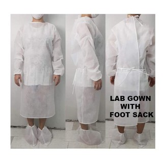 Occupational Attire☃❄✻Lab Gown and Taffeta SBL Hazmat Personal Protective Equipment PPE Suit