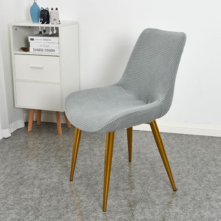 【Hot Sale/In Stock】 Concave stool cover elastic universal household thickened dining chair cover sim (8)