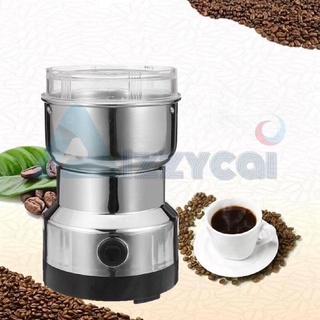 AIZZYCAI ⭐ Electric Coffee Bean Grinder Blenders For Home Kitchen Office Stainless Steel 220V