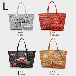 GY Graffiti Large Capacity Tote Bag Handbag Shopping Bag