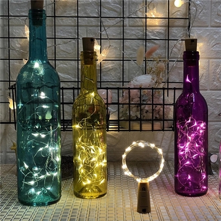 Gift 1PCS 2M 20LEDs Fairy Light Bottle Stopper LED String Party indoor Decoration Holiday Lights