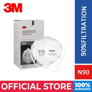3M 9502+N95 Particulate Respirator Face Mask 50’s