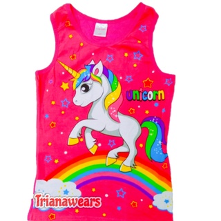 Sale!New character Unicorn Sando for Girls Cotton Printed Top Sleeveless for kids #trianawears