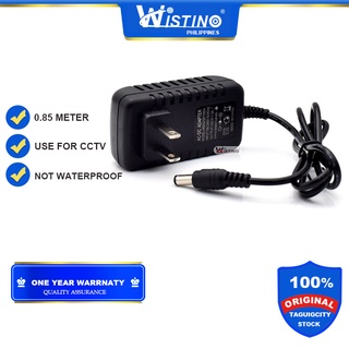 [Delivery in 3 Days] Wistino DC 12V 1A Power Supply Adapter US Plug Converter Voltage Switching Transfomer Charger Switch Adaptor