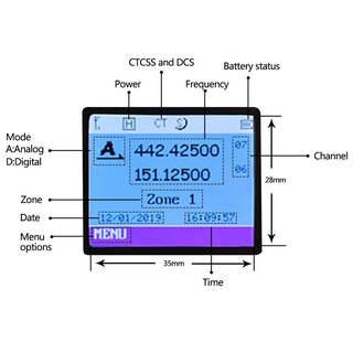2PCS Baofeng DM-X Digital GPS Tier1&2 Dual Time Slot DMR Walkie Talkie ham Digital/Analog Up of DM-1 (9)