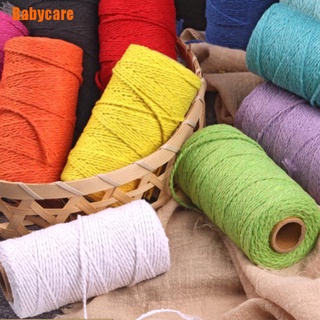 [Babycare] Cotton Rope Colorful Twine Macrame Cord String Thread For Party Wedding