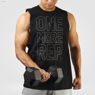 ✽☏Limitless One More Rep Men's Gym Tank Top Cut-Offs Activewear Athletic Local Sando Muscle Shirt