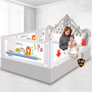 Baby bed playpen bed fence bed rail security gate children safety fencing foldable oBsx