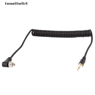 [tweettwitrt] 3.5mm to Male PC Flash Sync Cable Screw Lock for Trigger Studio Light [tweettwitrt]