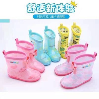 Kid rain boots Children's rain shoes female children can love waterproof boots boys girls outdoor non-slip children rain