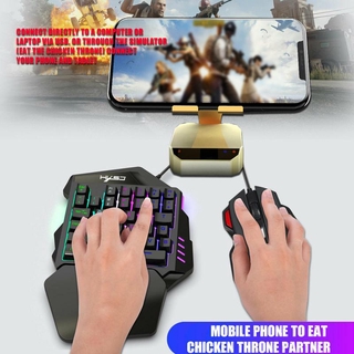 G30 one handed keyboard, chicken eating game, colorful light backlight, non mechanical hand game, computer universal
