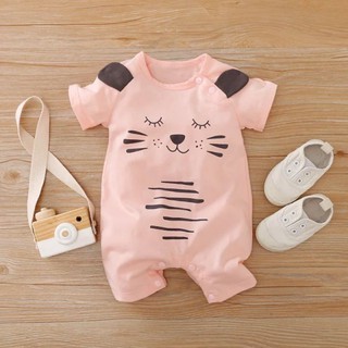 PAT004 Baby Clothes 100% Cotton Baby Romper Baby Jumpsuit Short Sleeve Baby