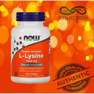 Now Foods - L-Lysine, 1,000 mg,100 Tablets (1)