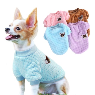 Pet Dog Clothes Soft Fleece Puppy Cats Jacket Chihuahua Vest Winter Warm Dog Coat Clothing For Small