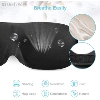 ❂Sleep Eye Mask, Light Blocking Sleep Mask, Zero-Pressure Sleeping Mask with Strap, Soft, Skin-Frien