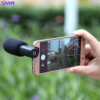 Sanyk 3.5Mm Vlogging Microphone Recording Microphone Suitable For Mobile Phone Slr Camera