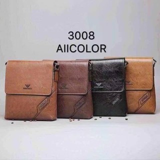 Giorgio Armani Leather Sling Bags For UniSex