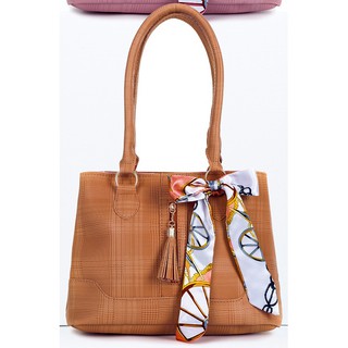 Kaiserdom Lilyemn Ladies Shoulder Bag Tote Bag Hand Bag Sling Bag With Fashion Twill Silk Scarf 3830