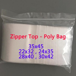Large Transparent Zip Lock Plastic Bags Ziplock Zip Zipped Lock Reclosable Clear Bag Clothing Zipper