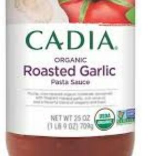 CadiA Organic Roasted Garlic Pasta Sauce 25oz