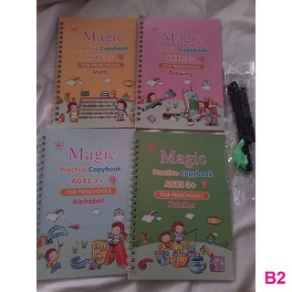 ✒∈4 Book/Set Kids Calligraphy Copybook Sank Magic Practice Early Learning Writing Lettering (4)