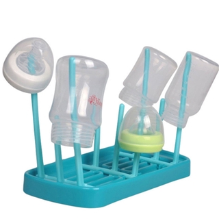 Baby Infant Milk Bottle Cups Drying Rack Stand Holder Foldable Desktop Dryer Drainer