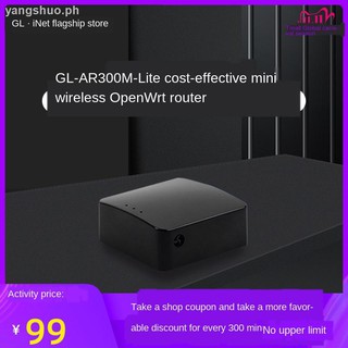 GL.iNet 300M-Lite Mini Wireless Router Campus Network AP Relay Small Student Dormitory Bedroom Porta