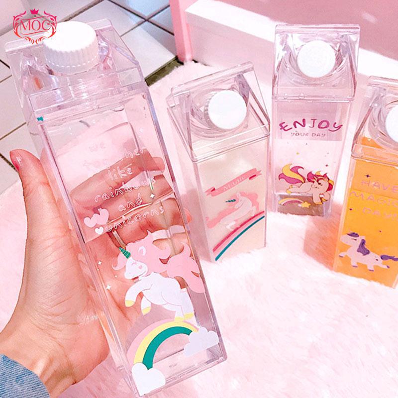 M0C Milk Shape Cute Fashion Plastic 500ml Milk (1)