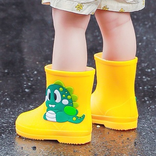 Children's cute rain boots waterproof non-slip 2-6 years old children's rain boots toddler rubber shoes baby rain shoes cartoon shoe cover