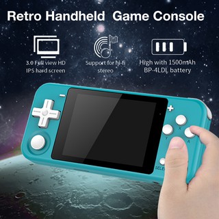 haoyivivi.ph*Q90 Game Console Handheld Retro 3-Inch IPS Screen Game Machine with Dual Open System 16 Simulators 3D New Games for Kids