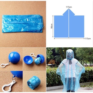 Portable Rain Travel Emergency Disposable Raincoat Ball