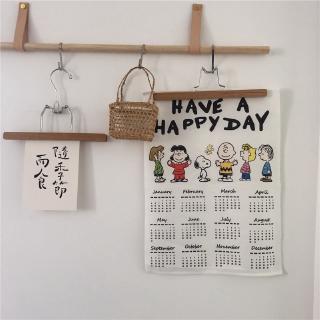 【₱ 400 libreng pagpapadala】South Korea ins2020 calendar dog calendar hanging cloth calendar lovely student dormitory home all kinds of hanging accessories (1)