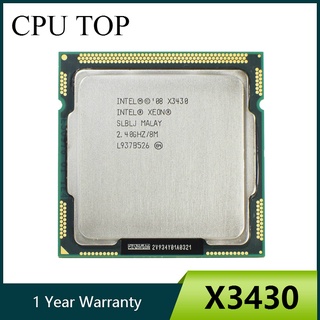 Intel Xeon X3430 Quad Core 2.4GHz LGA 1156 8M Cache 95W Desktop CPU