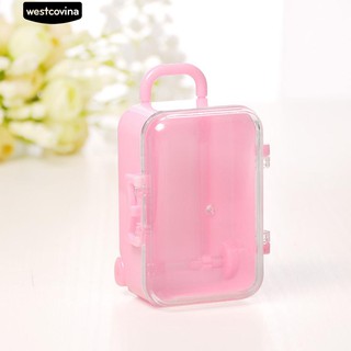 [COD] 10 PCS Mini Rolling Travel Suitcase Shape Candy Box Reception Gift (7)