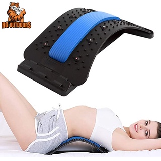 Back stretcher Magnetic Pressure Points Lumbar Traction Orthotic Magic Back Muscle Relief Chiropract