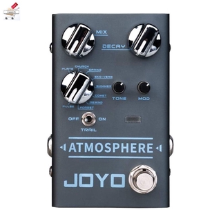 JOYO Atmosphere R-14 R Series Reverb Pedal with ulation Effects Depth Control and Trail Function for Electric Guitar