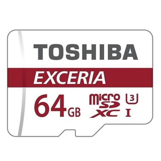 Toshiba Exceria M302 64GB microSDHC 90Mb/s U3 Class 10 UHS-I Micro SD Card With Adapter