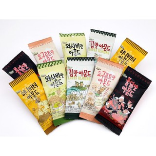 Convenient Packs Korean Almond Snack - Honey Butter Nuts Mini 5+1 Bundle