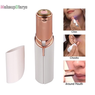 Women Rechargeable Lipstick Epilator Lady Shaver Wax Hair Remover Electric Razor
