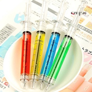 GZ Syringe Injection Shape Ballpen 4Pcs/Set Doctor Nurse Gift Liquid Pen Ballpoint (1)