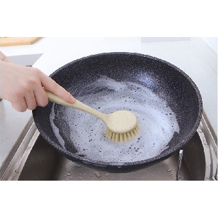 Kitchen gourd clean brush long handle wash pot artifact handle clean brush