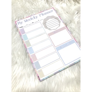 My Weekly Planner Pad (40 sheets)