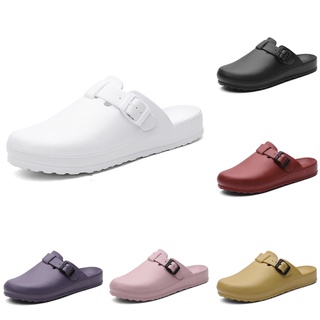 ❐Lohas Hospital laboratory Baotou slippers Women Wear Waterproof and non-slip EVA Slippers indoor So