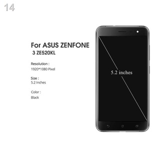 ☌ZY ASUS Zenfone 3 ZE520kl Z017D Z017DA Z017DB LCD Display With Touch Screen Digitizer Replacement