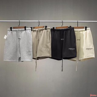 FEAR OF GOD ESSENTIALS Double Line High Street FOG Five Points 3M Reflective Shorts Loose Sports Pants (1)