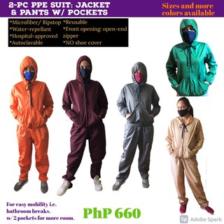 PPE jacket and pants