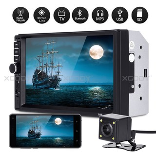 ✁Universal 7" 2 DIN Touch Screen Car Stereo Radio MP5 Player FM/MP3/USB/AUX Bluetooth Android & IOS