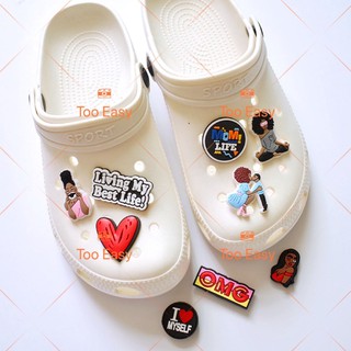 【high quality】✥✼New Mom life Jibbitz Crocs Pins for shoes bags High quality #cod